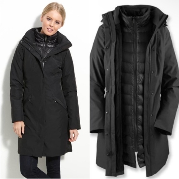 North Face Women’s Black 3 in 1 Convertible Triclimate Suzanne Coat Jacket - Picture 6 of 16